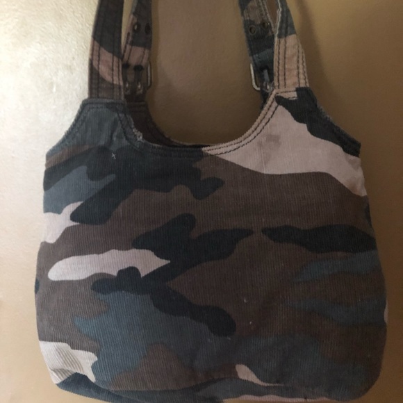 Classic camouflage corduroy two pocket front bag - Picture 2 of 3